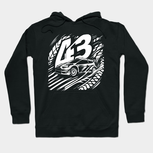 Ken Block 43 Hoodie by For HerHim